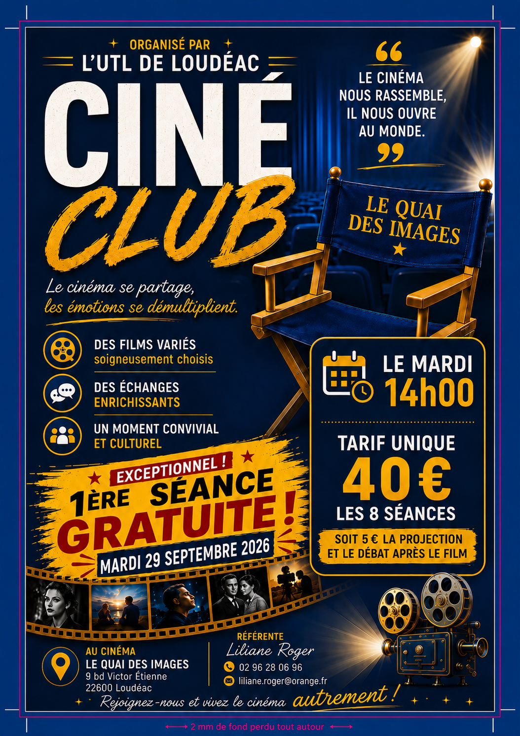 Ciné club - Nouveauté - 1ère séance gratuite